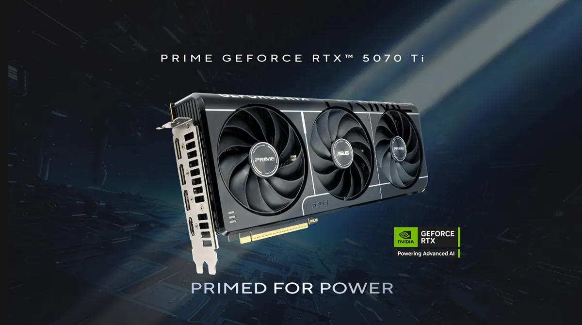 ASUS PRIME GeForce RTX 5070 Ti 16GB GDDR7 Graphics Card Price in BD